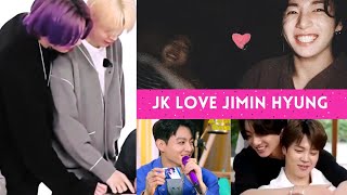 Jungkook showing his love for Jimin hyung