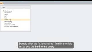 Microsoft Access: How to Create a Query in Design View