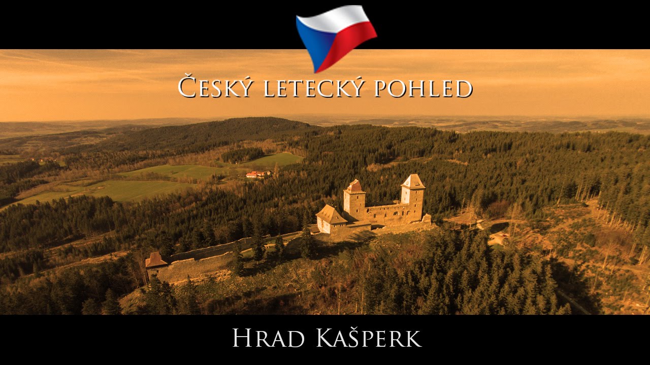 Drones eye view of Kasperk castle.