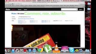 How to save images from flickr EASY