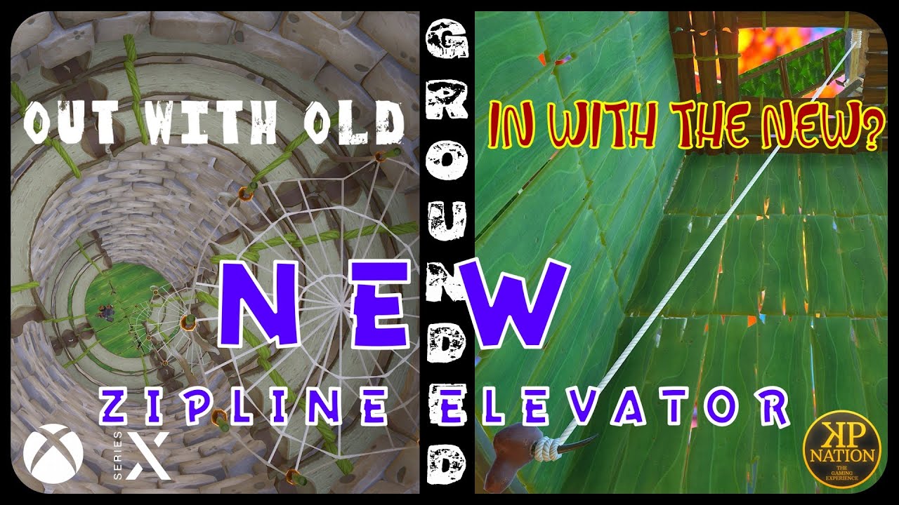 GROUNDED **NEW** ZIPLINE ELEVATOR UPDATE 1.1 XBOX SERIES X YouTube