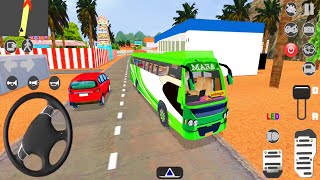 Ashok Leyland Bus Driving in Bus Simulator Real - #70 Android Gameplay Videos | Indian Bus Games 3D screenshot 5