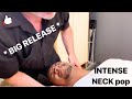 PAINFUL NECK * BIG RELEASE * Chiropractic Adjustment!