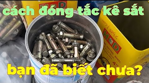 cách đóng tắt kê sắt vào tường