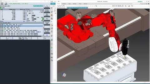 NX CAM & MABI EMO 2019 live milling v1