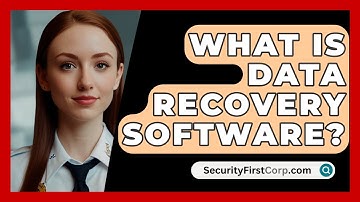 What Is Data Recovery Software? - SecurityFirstCorp.com