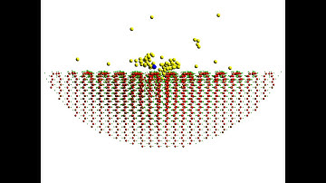 Ar and Xe bombardment of Cu and Au clusters on polyethylene, molecular dynamics simulation