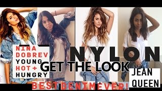 NINA DOBREV: GET THE LOOK | NYLON MAGAZINE 2014 [Makeup, Hair + Outfits)