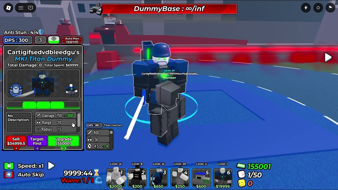 MKI titan dummy showcase
