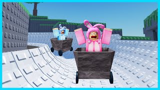 MIPAN & ZUZUZU Naik Kereta Dan Meluncur Dari Tempat Paling Tinggi! ROBLOX