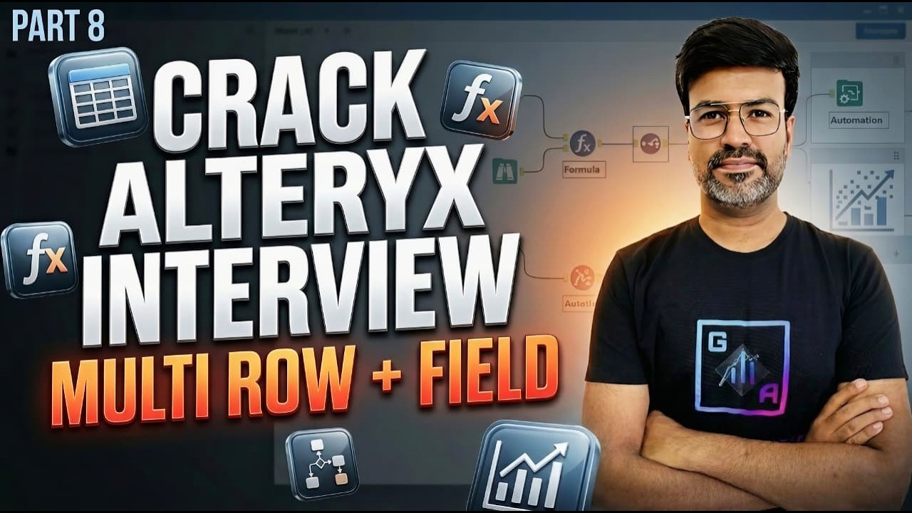 Alteryx Course 2026 | Alteryx Multi Row & Multi Field Formula Tutorial ...