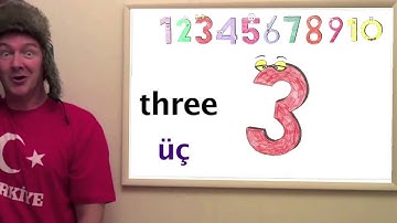 Learn-Turkish with Counting Song 1 - 10. Count Up To Ten with Jingle Jeff