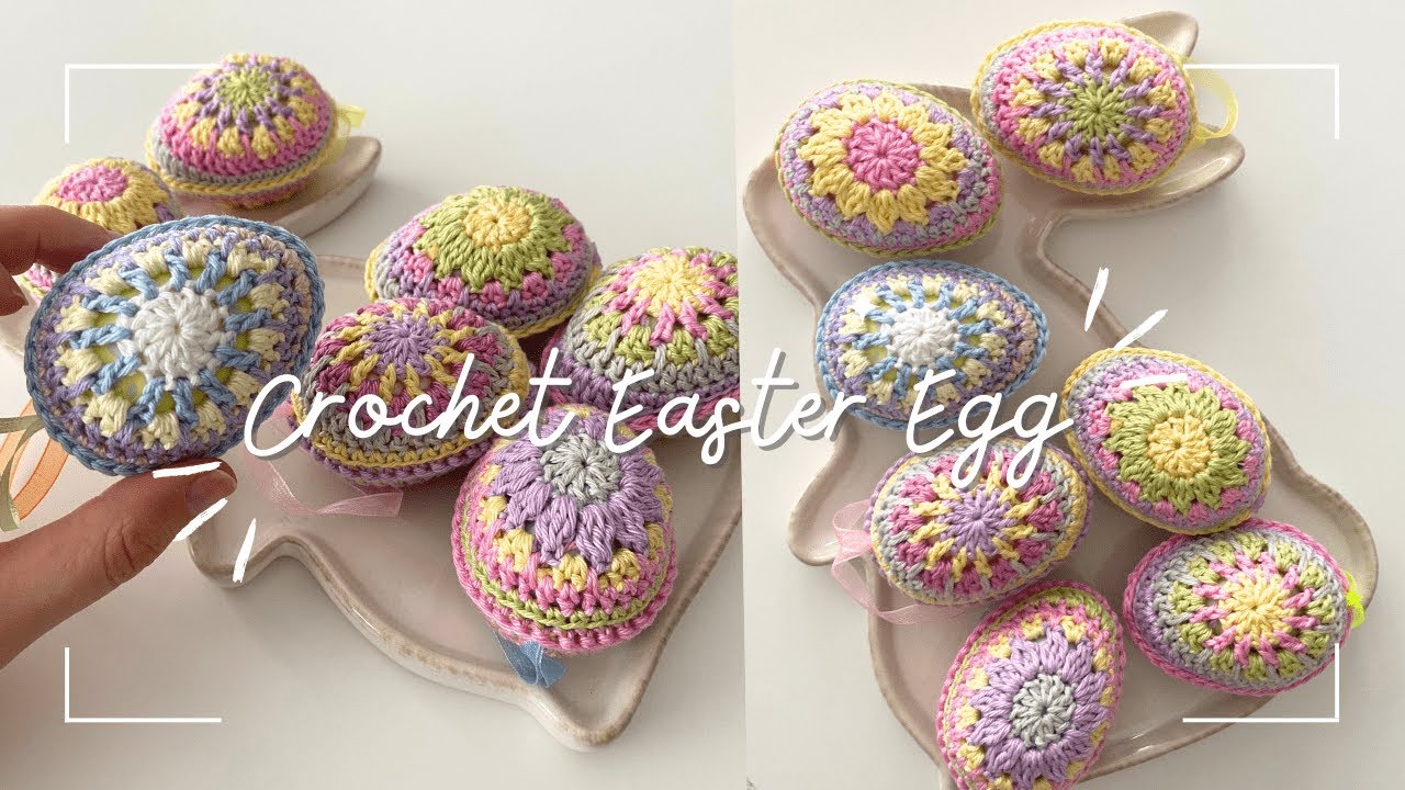 How to Crochet an Easter Egg #crochettutorial