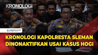 Kronologi Kapolresta Sleman Kombes Pol Edy Setyanto Erning Wibowo Dinonaktifkan Buntut Kasus Hogi