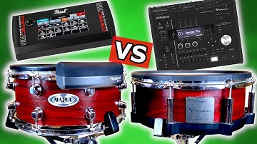 Roland Digital Snare vs Analog Snare Trigger + BT-1 | PD-140DS & TD-50 vs Pearl Mimic Pro Comparison