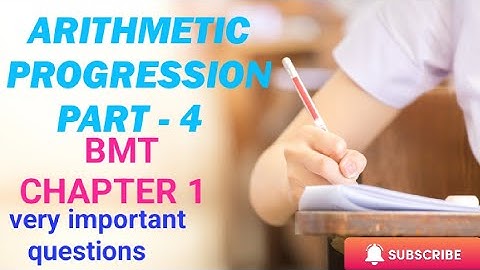 ARITHMETIC PROGRESSION|| BUSINESS MATHEMATICS 12 CHAPTER 1|| WORKING RULE|| THE COMMERCE CARE