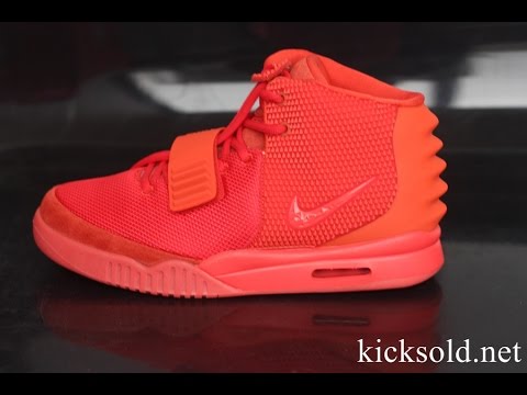 yeezy red october glow in the dark