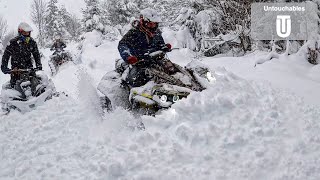DEEP SNOW RIDE ❄️😱 Broken Drive Shaft 💸 Can Am Renegade❗️