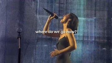 Gracie Abrams - Where do we go now? (lyrics) | Live Performance