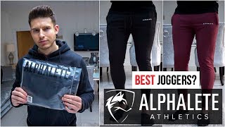 I'VE FOUND THE BEST FITTING JOGGERS  Alphalete Athletics Review (Vlog) 