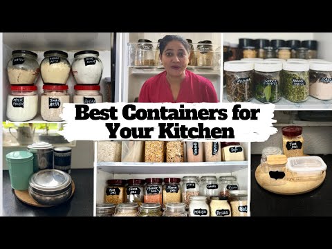 Which Containers are Best for Kitchen Storage | How to Choose Right Kitchen Containers Kitchen