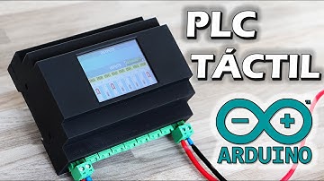 PLC con ARDUINO y PANTALLA TÁCTIL  || Entradas 0-290VAC