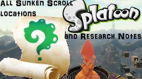 Splatoon - All Sunken Scrolls Locations and Notes (60fps test)