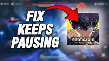 How To Fix Solo Leveling Arise Keeps Pausing | Final Solution
