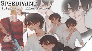 Ibispaint X OC Illustrations | Speedpaints