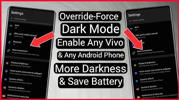 Override Force Dark Mode | Force Dark Mode Vivo | Force Dark Mode Samsung | Force Dark Mode Android