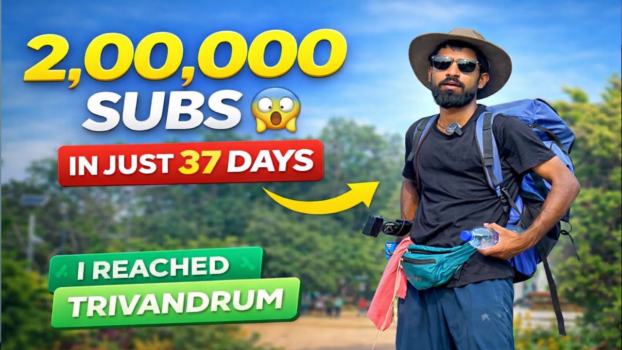 Day 37 || THANK YOU 🙌 ||  i Reached Trivandrum 