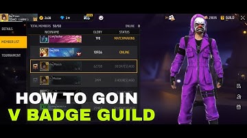 HOW TO JOIN V BADGE GUILD || HOW TO JOIN GW MANISH GUILD || HOW TO JOIN @GW MANISH ‼️