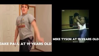 Mike Tyson At 15yo VS Jake Paul At 19yo