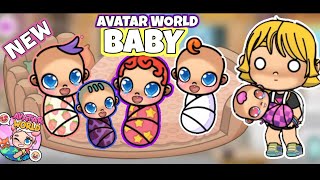 BABY AVATAR WORLD 😊💘Avatar World sad story 😭😱| Sad Story | Toca Life World | 😨Toca  Story | pazu