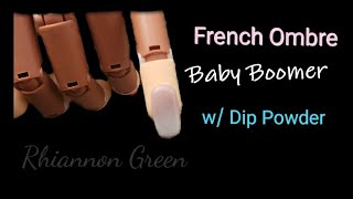 Baby Boomer | Pink & White Ombre | Dip Powder