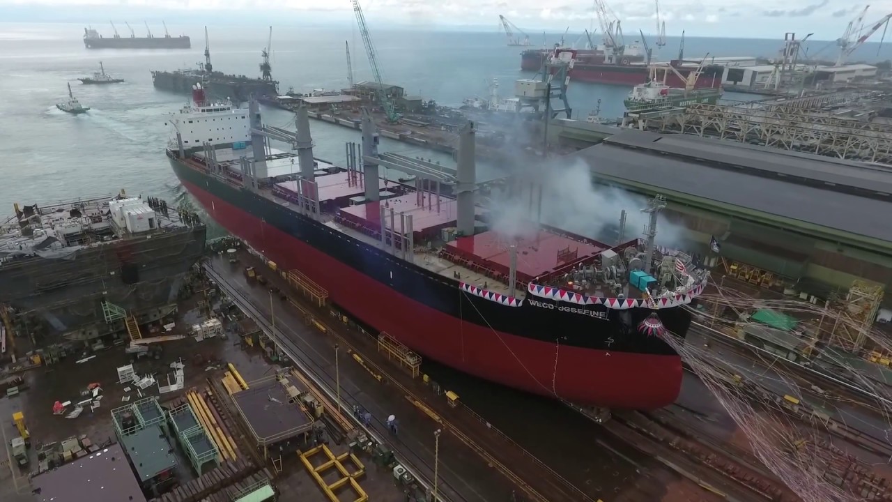 The Launching of SC286 M/V "WECO JOSEFINE"
