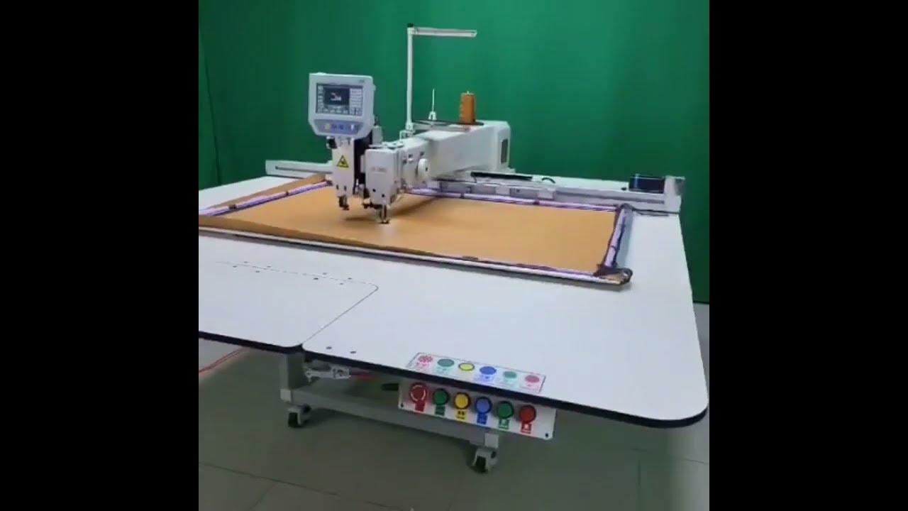 バードランド パンチング機能付き自動CNCミシン GTP13090 YouTube
