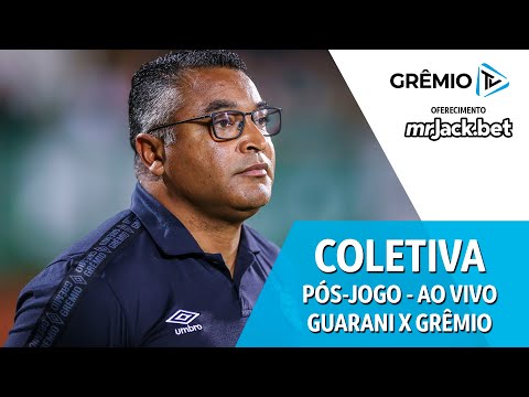 AO VIVO | Coletiva Pós-jogo - Guarani x Grêmio (Campeonato Brasileiro Série B 2022)