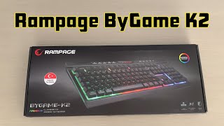 Rampage Bygame K2 Klavye İncelemesi