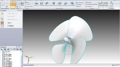 9.5 Schiffsschraube - SolidEdge ST2 Training - Helix - Sweep