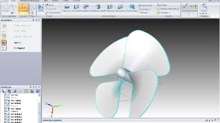 9.5 Schiffsschraube - SolidEdge ST2 Training - Helix - Sweep