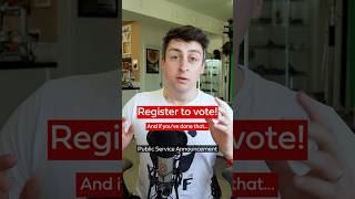 Registreer Je Om Te Stemmen En Als Je...