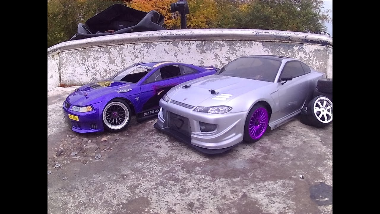 SkatePark Rc  Drift Vaterra Nissan Silvia S15 YouTube