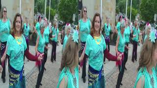 3D Shimmy Mob, Annual Belly Dance Flash Mob, Berkeley Springs Black Cam