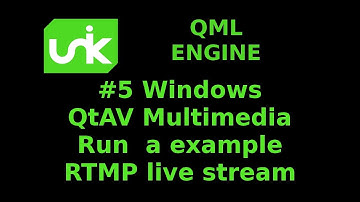 #5 UNIK -  Windows -  QML QtAV Multimedia Ejemplo