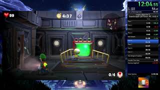 Luigi's Mansion 3: 20 Floor ScareScraper WR Speedrun (4 Players; 48:09)