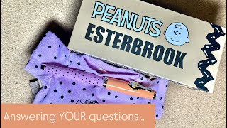 Answering YOUR Questions About the Esterbrook Peanut's Collection
