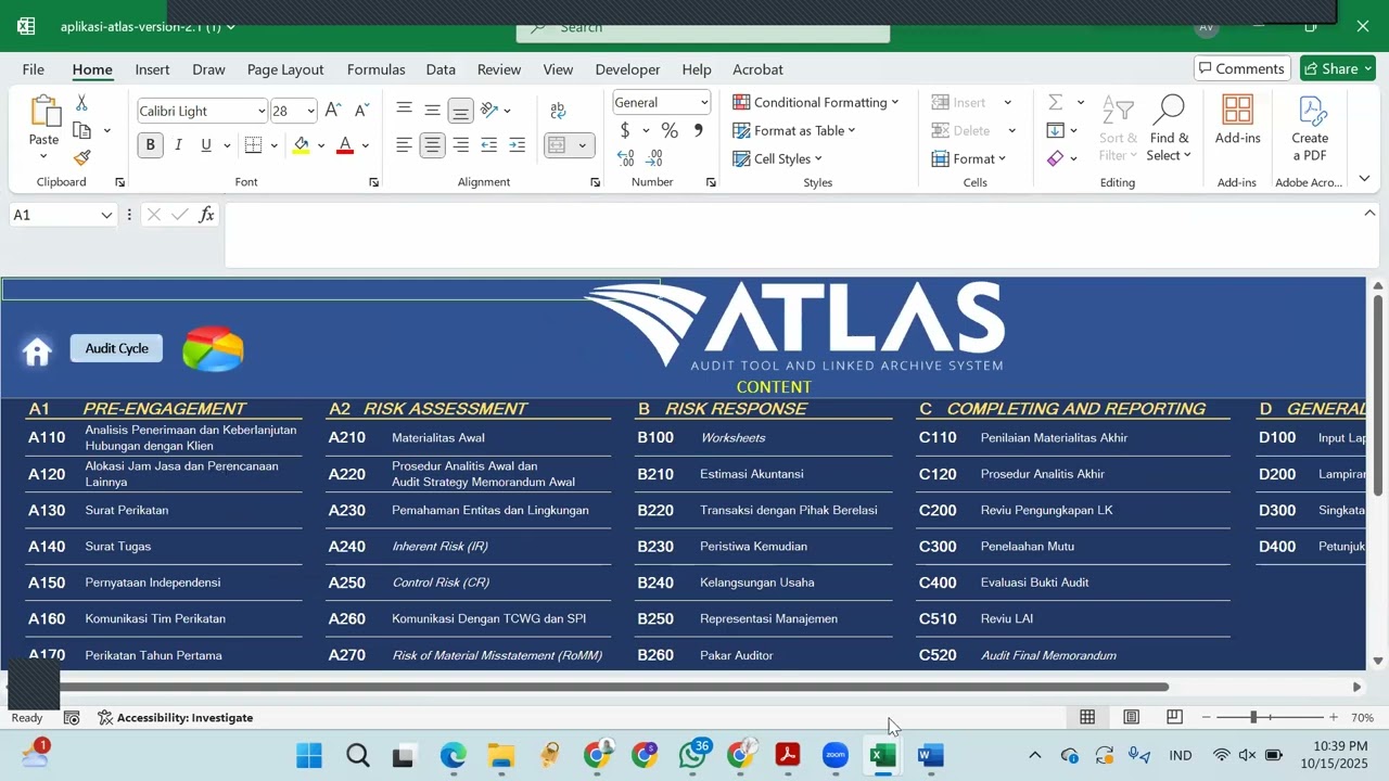 ATLAS LABORATORIUM AUDITING UT (TUGAS 1) 