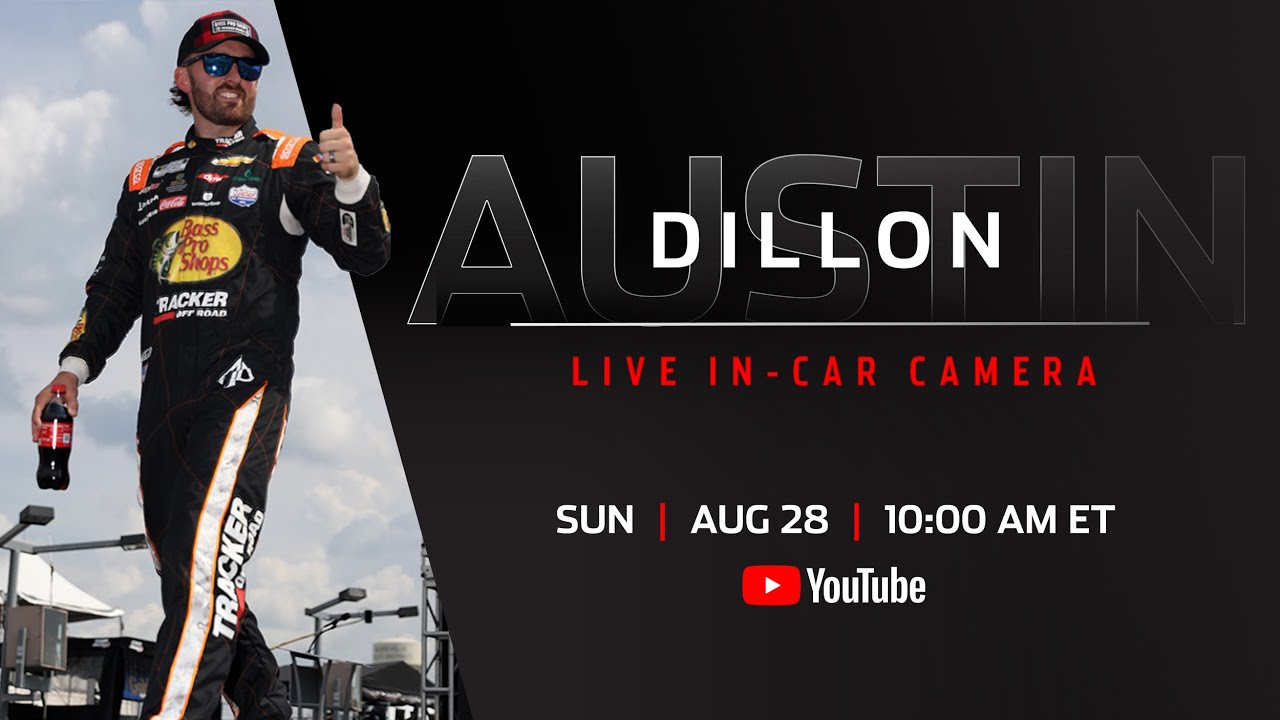 LIVE Austin Dillons Daytona in-car camera presented by Breztri