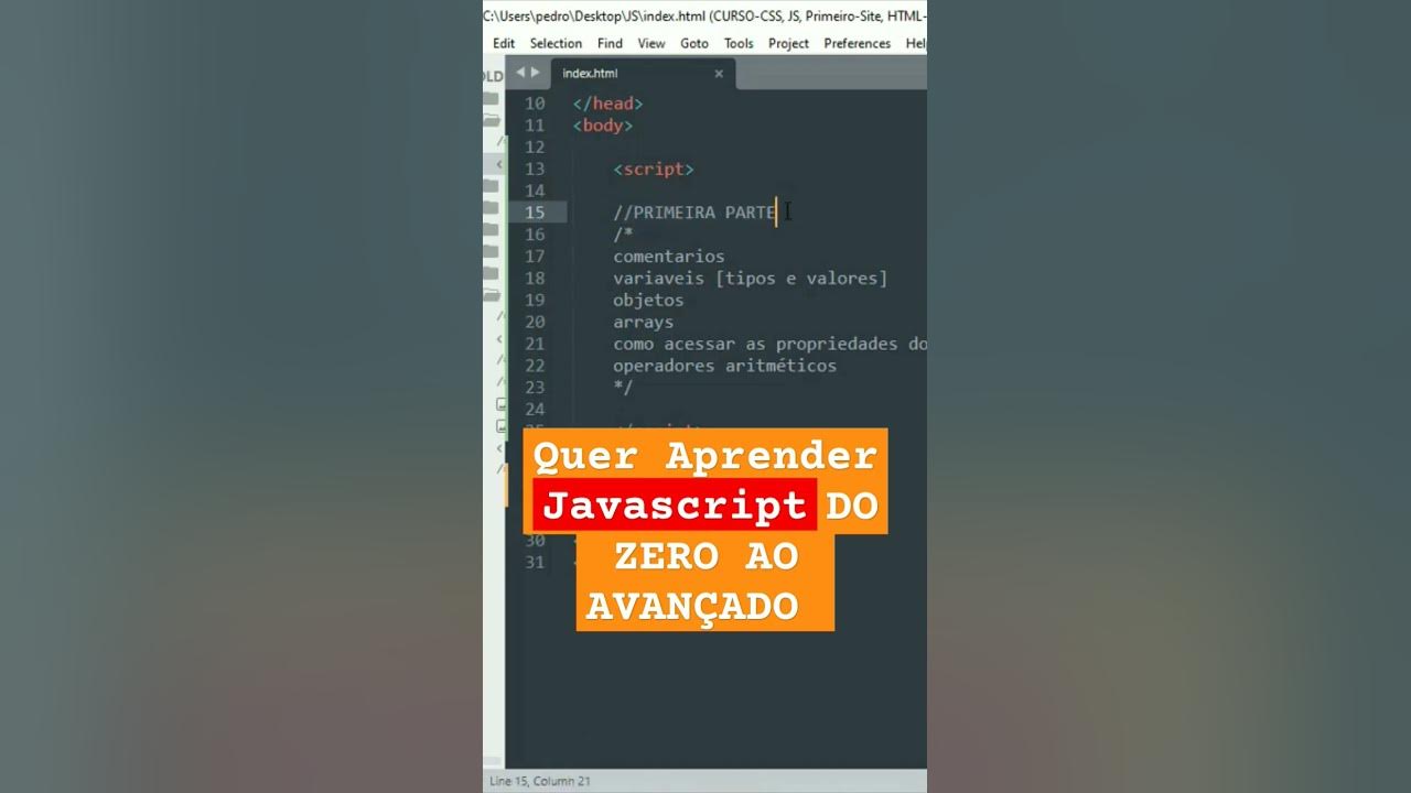 Aprenda Javascript do Zero ao avançado - YouTube